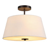 Thompson 52" Bohemian Industrial Iron/Plastic Mobile-App/Remote-Controlled 6-Speed Palm Blade Ceiling Fan