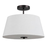 Thompson 52" Bohemian Industrial Iron/Plastic Mobile-App/Remote-Controlled 6-Speed Palm Blade Ceiling Fan
