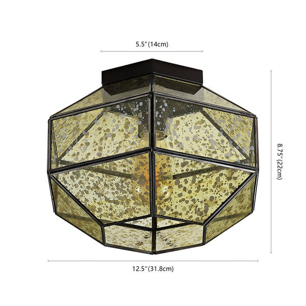 Dimension Image Oil Rubbed Bronze / 1 Light