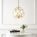 Euclid 13.5" Modern Bohemian Iron/Glass LED Pendant