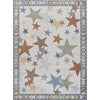 Ivory/Blue/Orange