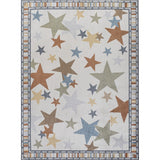 Better Gazer Geometric Machine-Washable Area Rug
