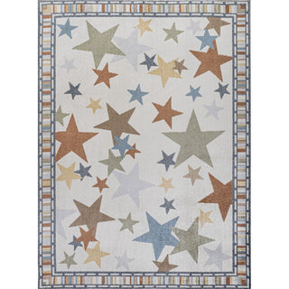 Better Gazer Geometric Machine-Washable Area Rug