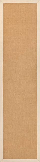 Fyus Farmhouse Cottage Border Jute Area Rug