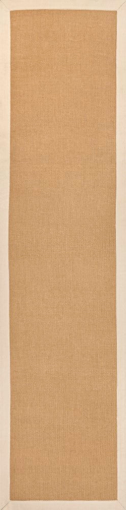 Fyus Farmhouse Cottage Border Jute Area Rug