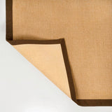 Fyus Farmhouse Cottage Border Jute Area Rug