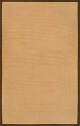 Fyus Farmhouse Cottage Border Jute Area Rug
