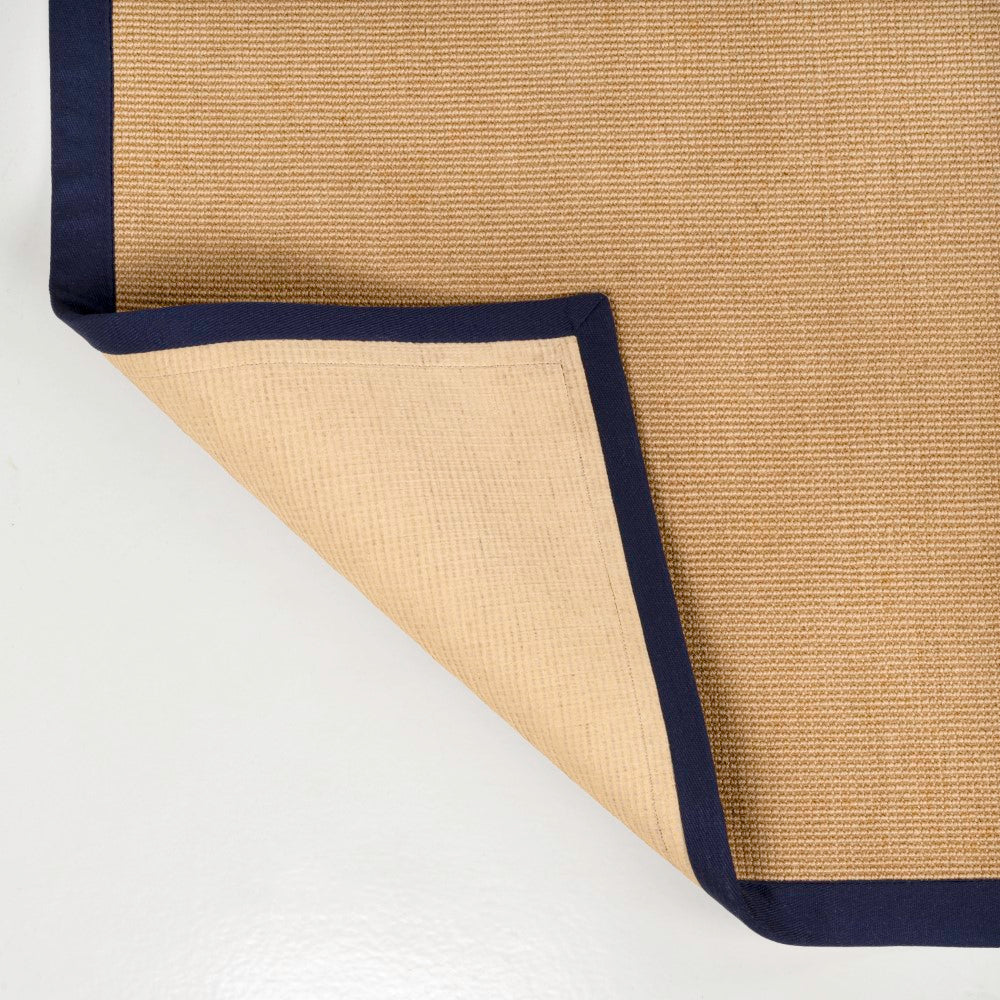 Fyus Farmhouse Cottage Border Jute Area Rug