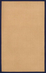 Fyus Farmhouse Cottage Border Jute Area Rug