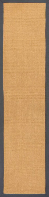 Fyus Farmhouse Cottage Border Jute Area Rug