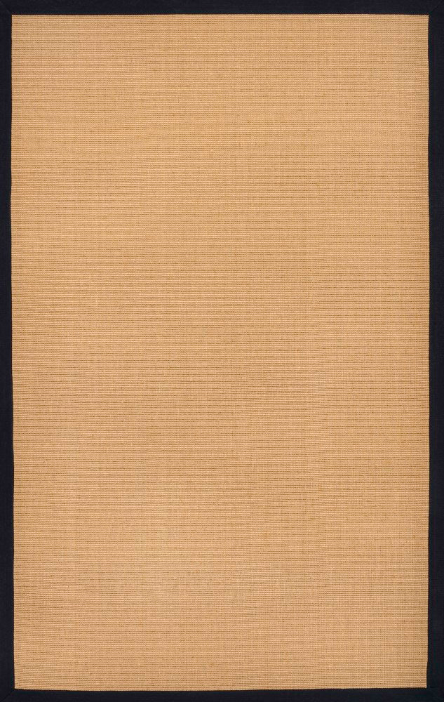 Fyus Farmhouse Cottage Border Jute Area Rug