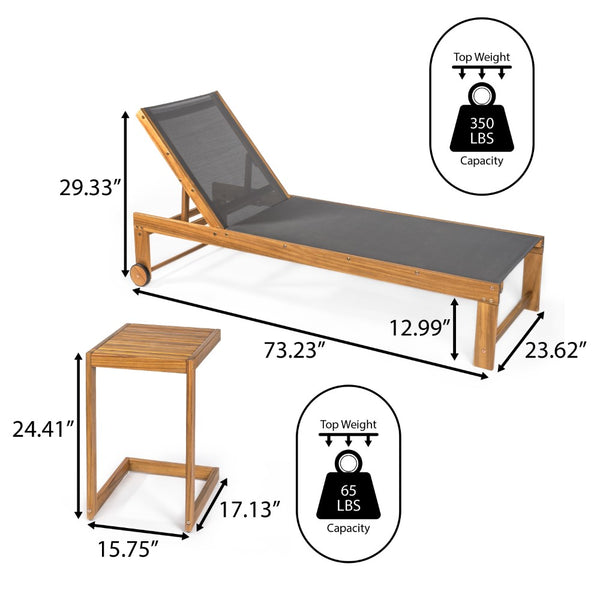 Dimension Image Dark Gray/Teak Brown