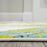 Philodendron Tropical Leaves Area Rug