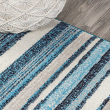Wisteria Beach Striped Area Rug