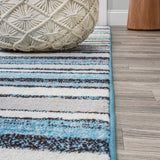 Wisteria Beach Striped Area Rug