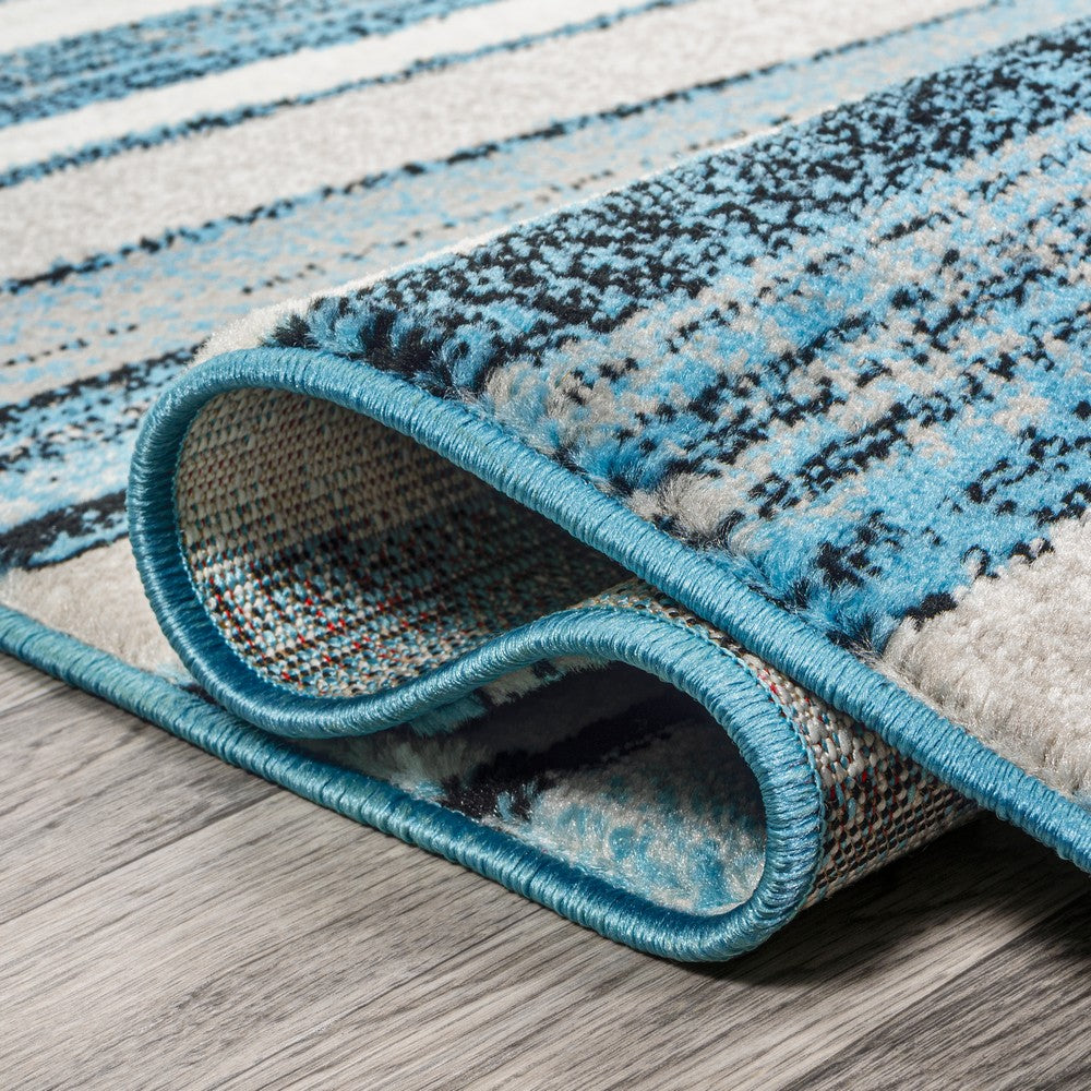 Wisteria Beach Striped Area Rug