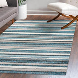 Wisteria Beach Striped Area Rug