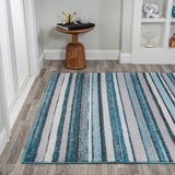 Wisteria Beach Striped Area Rug