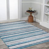Wisteria Beach Striped Area Rug