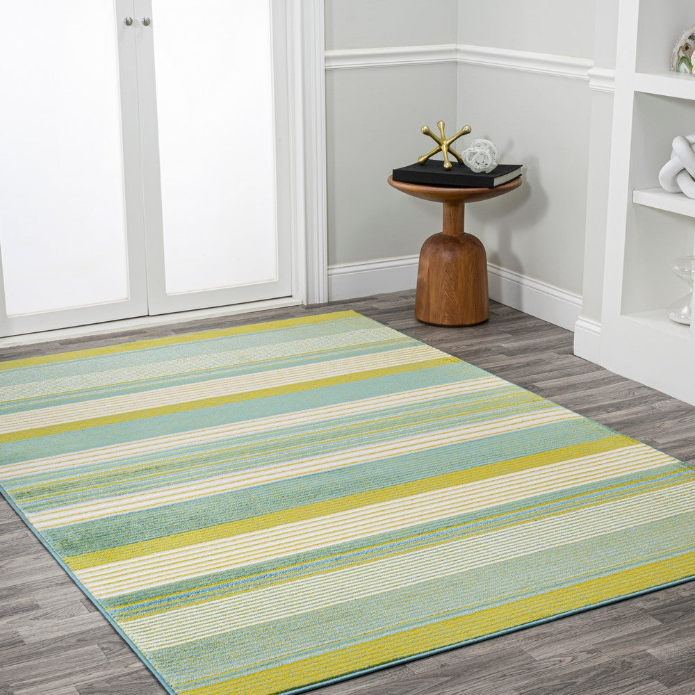 Plymouth Gradient Ticking Striped Area Rug