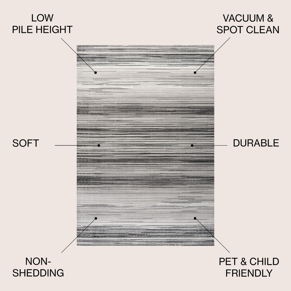 Bentley Gradient Striped Area Rug