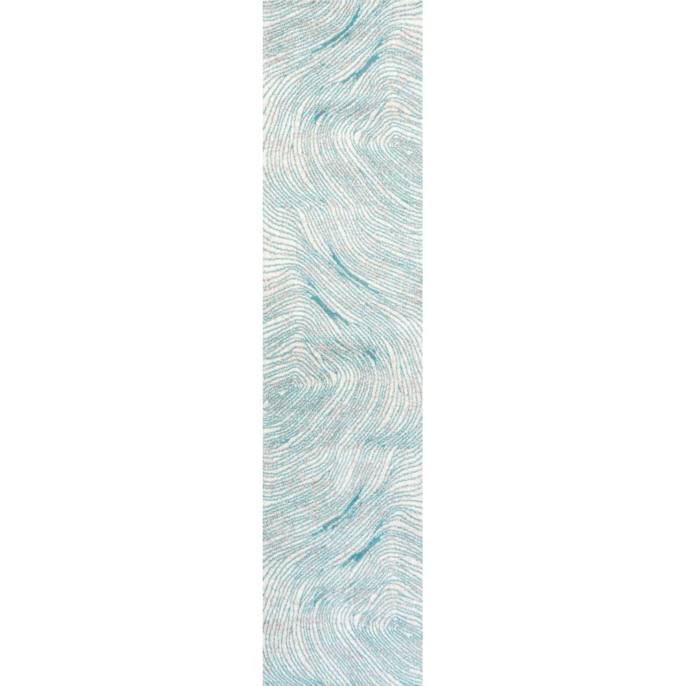 Basco Woodgrain Geometric Area Rug