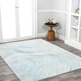 Basco Woodgrain Geometric Area Rug