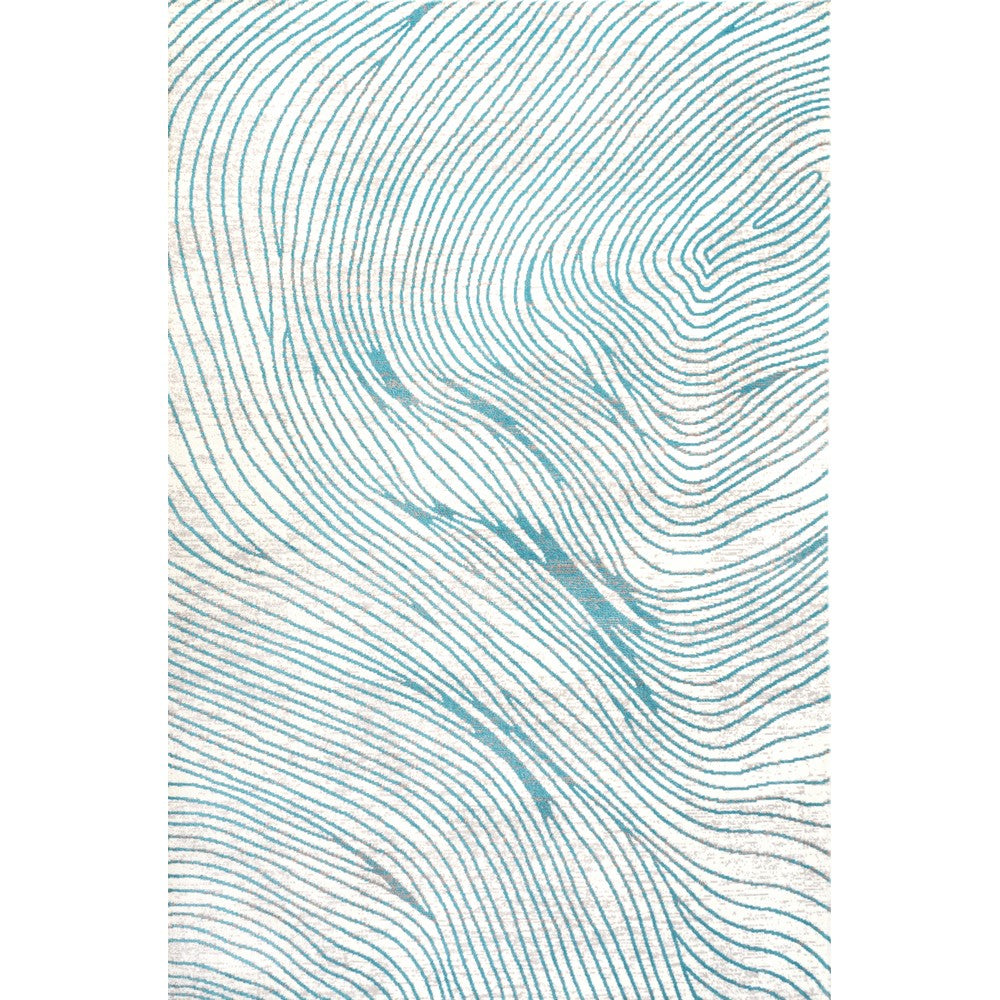 Basco Woodgrain Geometric Area Rug