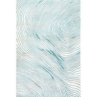 Basco Woodgrain Geometric Area Rug