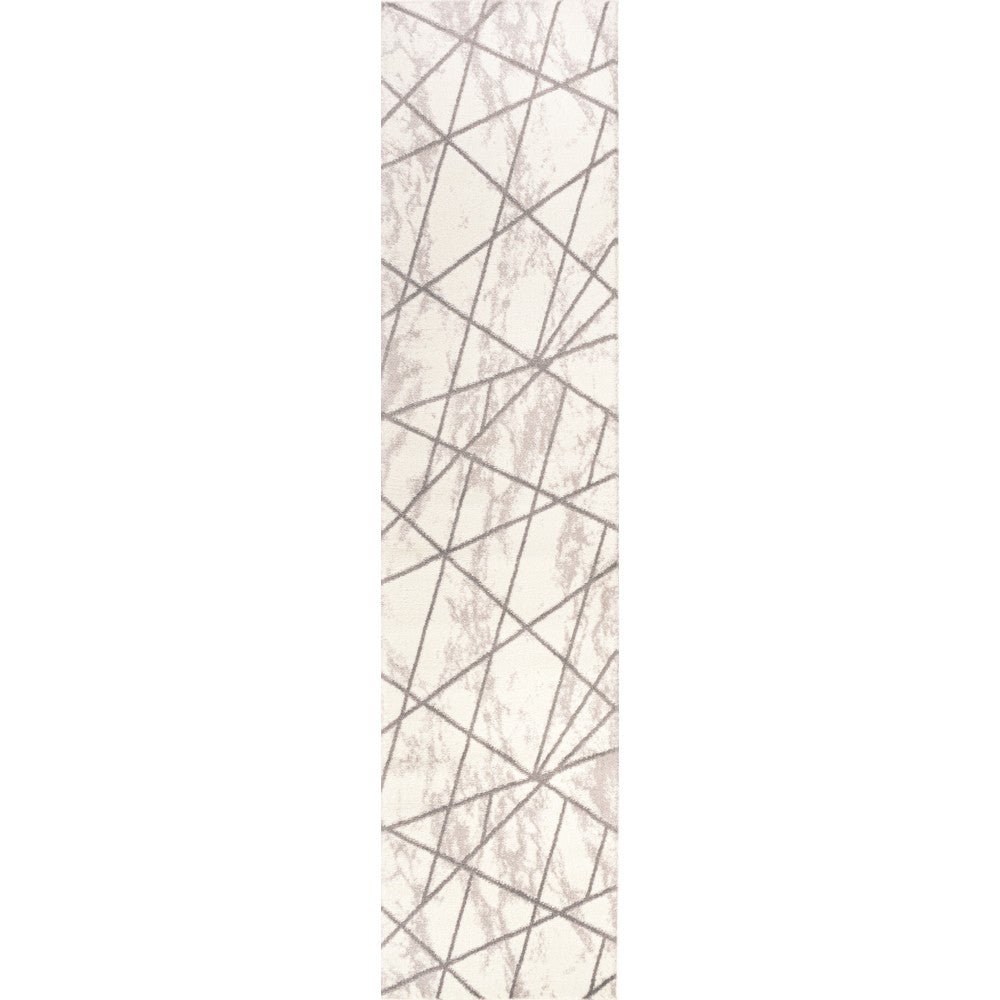 Pelion Modern Geometric Marbled Area Rug