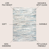 Lance Abstract Linear Stripe Area Rug