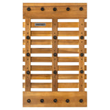 Misty Modern Classic Acacia Wood Slat Rug Mat