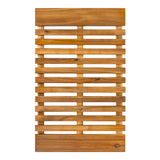 Misty Modern Classic Acacia Wood Slat Rug Mat