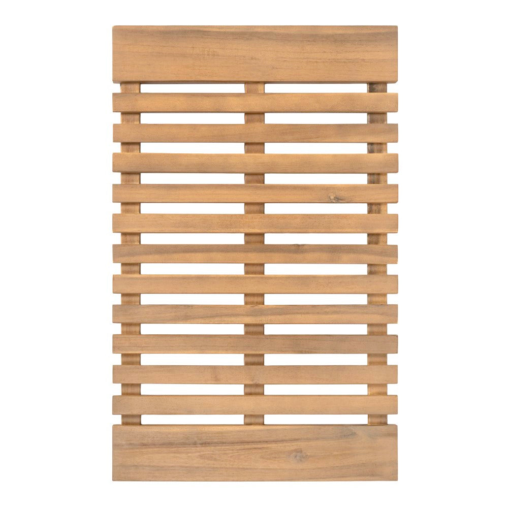 Misty Modern Classic Acacia Wood Slat Rug Mat