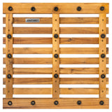 Misty Modern Classic Acacia Wood Slat Rug Mat
