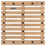 Misty Modern Classic Acacia Wood Slat Rug Mat
