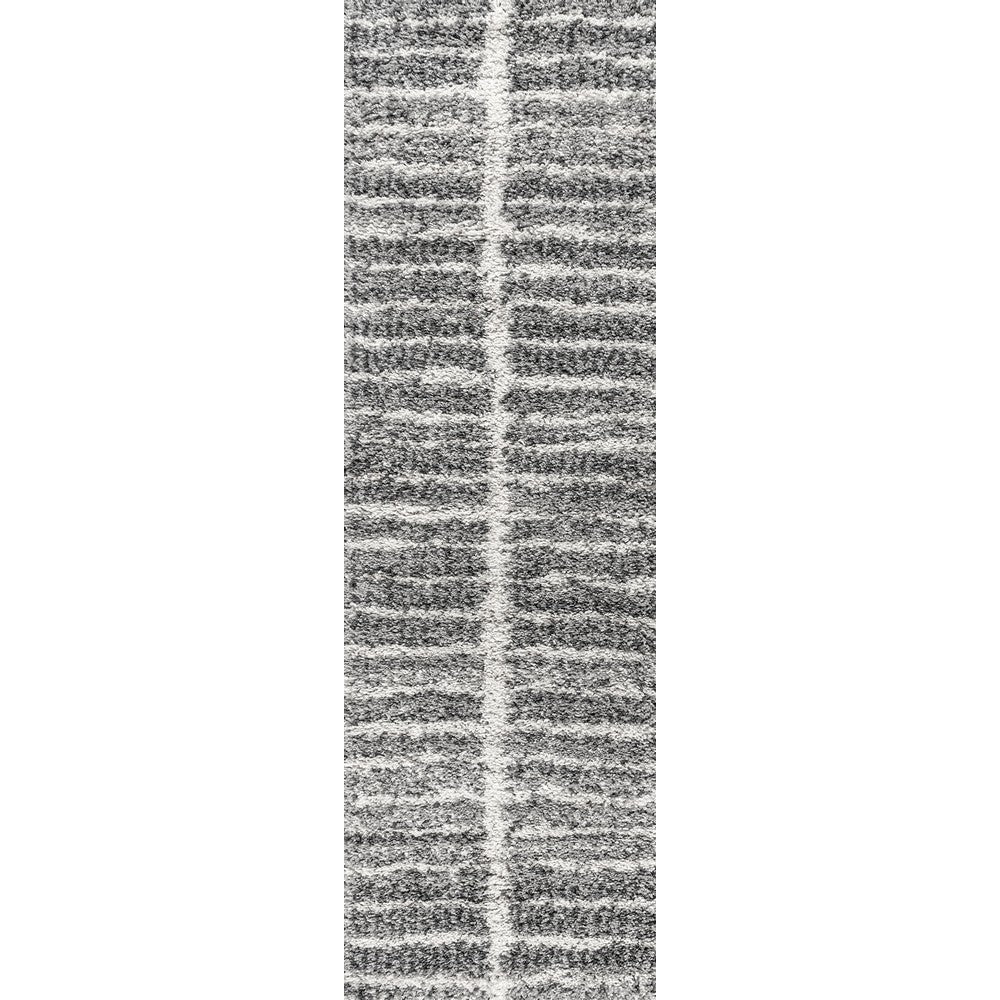 Exuma Merida Stacked Grid Shag Area Rug