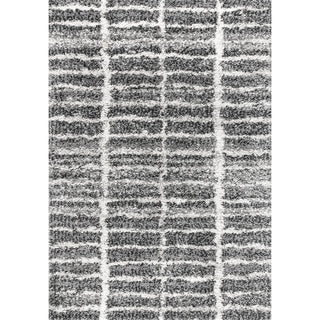 Exuma Merida Stacked Grid Shag Area Rug