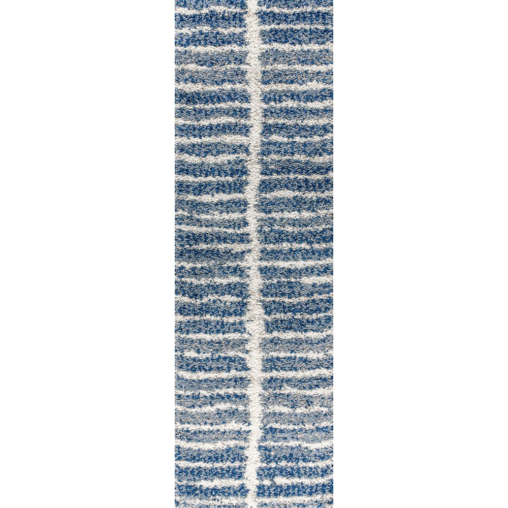 Exuma Merida Stacked Grid Shag Area Rug