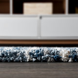 Exuma Merida Stacked Grid Shag Area Rug