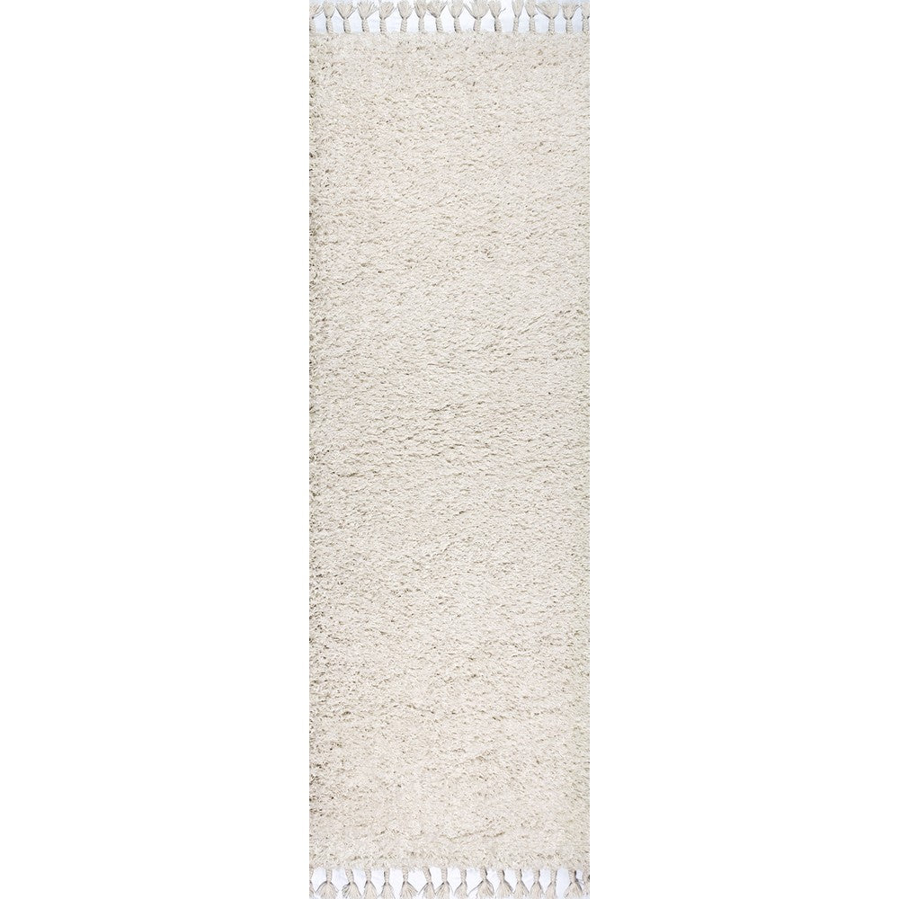 Santiago Mercer Shag Plush Tassel Area Rug