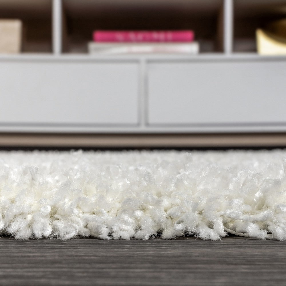 Santiago Mercer Shag Plush Tassel Area Rug