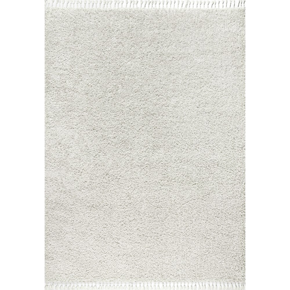 Santiago Mercer Shag Plush Tassel Area Rug