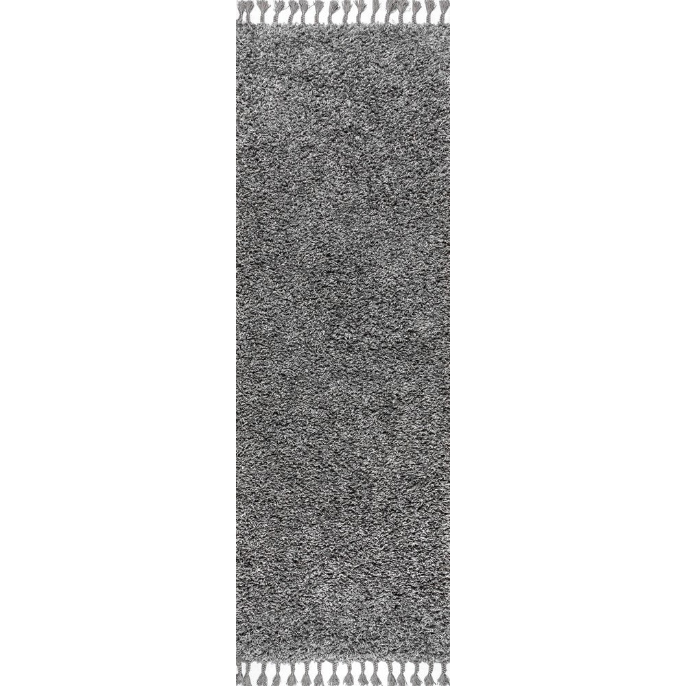 Santiago Mercer Shag Plush Tassel Area Rug