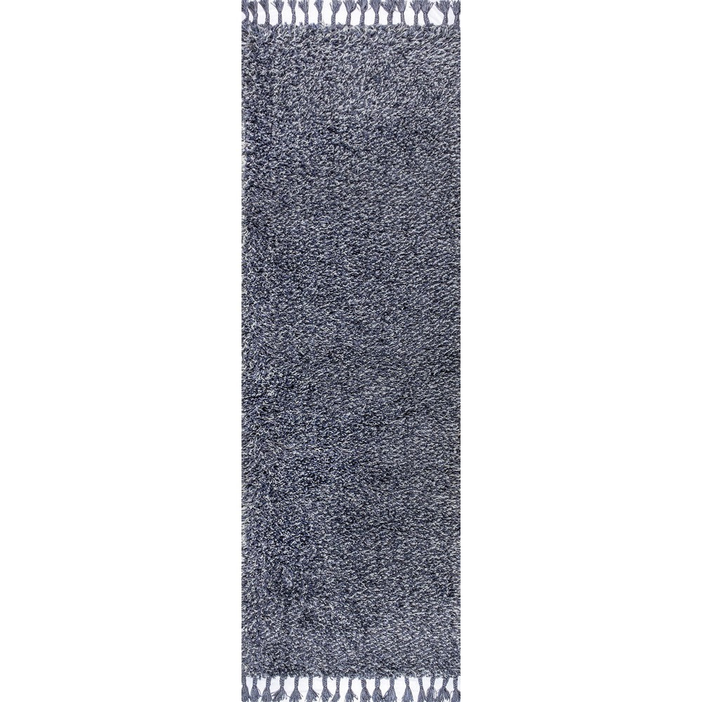 Santiago Mercer Shag Plush Tassel Area Rug
