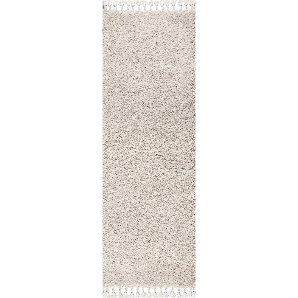 Santiago Mercer Shag Plush Tassel Area Rug