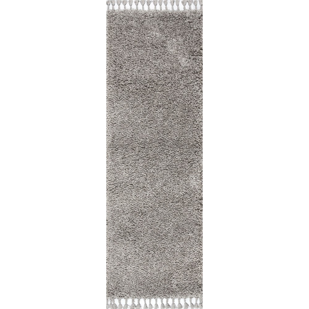 Santiago Mercer Shag Plush Tassel Area Rug