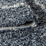 Denver Mercer Shag Plush Tassel Area Rug