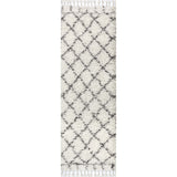 Denver Mercer Shag Plush Tassel Area Rug