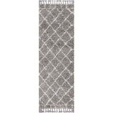 Denver Mercer Shag Plush Tassel Area Rug